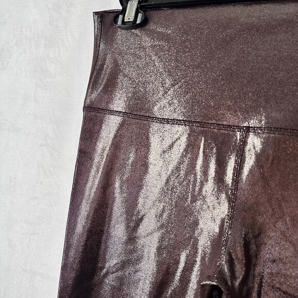 Lululemon Align High Rise Crop Legging Shine Radiant Foil French Press bronze 8 - Picture 3 of 7